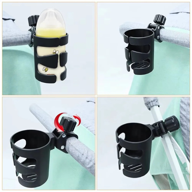 Zwitsal Baby Products - Neuer Kinderwagen-Getränkehalter Universeller 360° Drehbarer Flaschenhalter