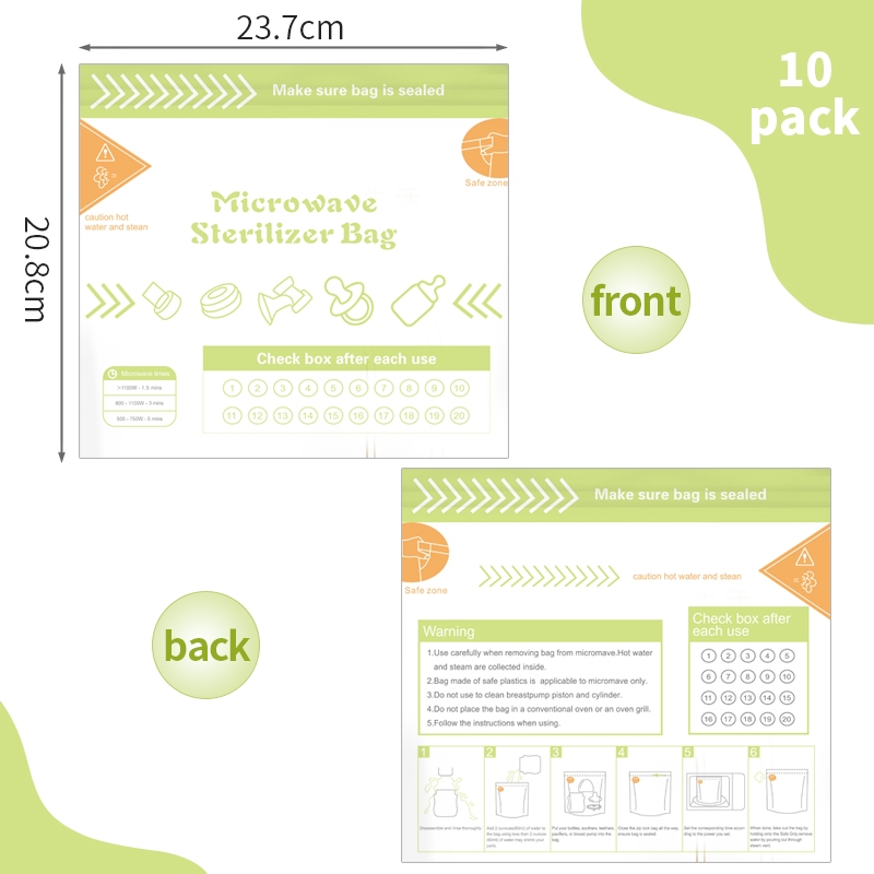 10 Stück Wiederverwendbare BPA – Zwitsal Baby Products Bewertung und Preis